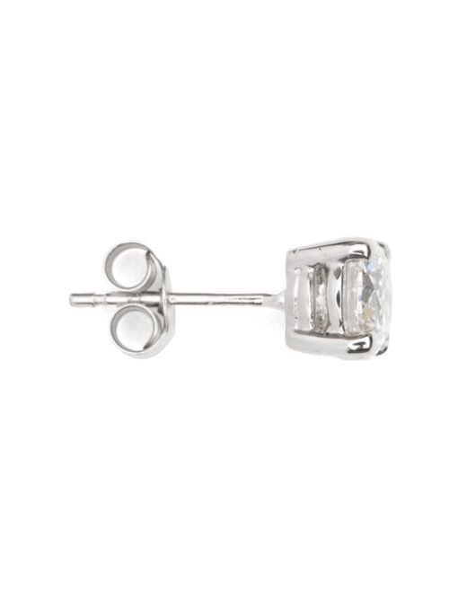 Trotters 1.4ct Platinum Certified Single Stone Lab Grown Diamond Studs