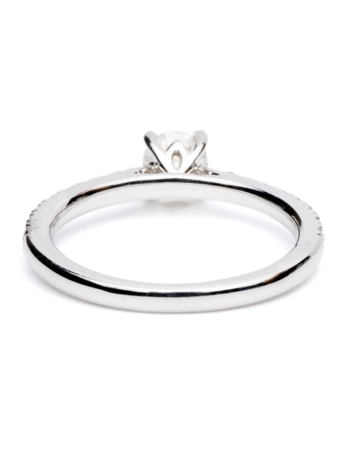 Trotters Platinum 0.40ct Single Stone Natural Diamond Ring