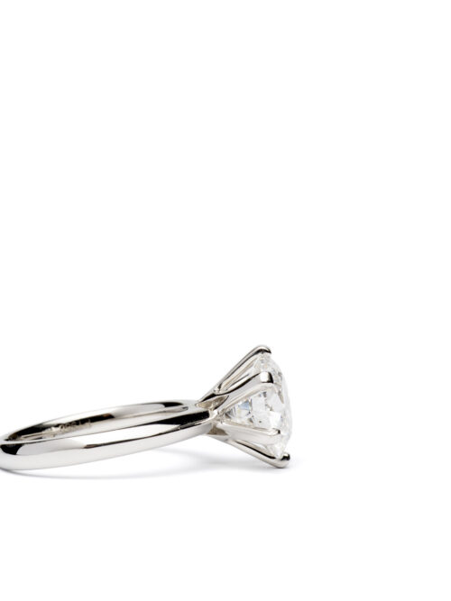 Trotters Platinum 3ct Brilliant Round Lab Grown Diamond Ring