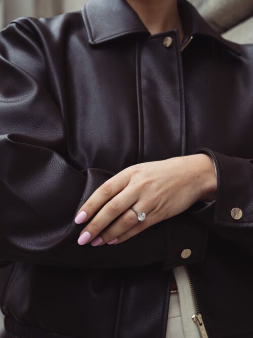 Trotters Platinum 3ct Brilliant Round Lab Grown Diamond Ring