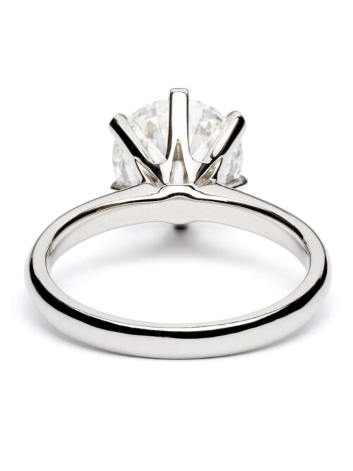 Trotters Platinum 3ct Brilliant Round Lab Grown Diamond Ring