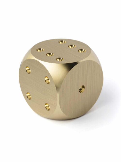 NON BRANDED TIFFANY DICE CLOCK