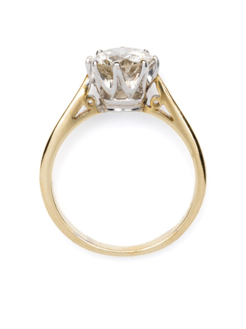 Trotters 9ct Yellow Gold Single Stone Brilliant Round 1.09ct
