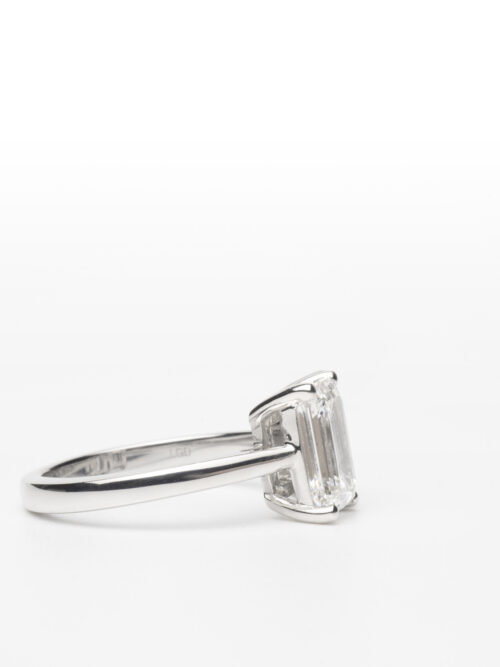Trotters Platinum Dual Lab Grown Diamond Ring Toi Et Moi