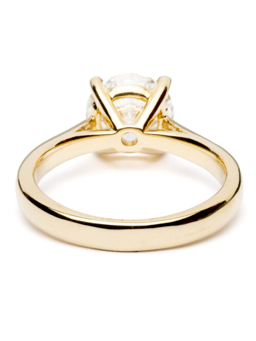 Trotters 18ct Yellow Gold 2.02ct Lab Grown Brilliant Round Diamond Ring