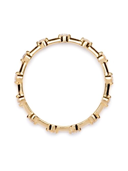 Trotters Yellow Gold  Lab Grown Diamond Eternity Ring 13/0.33ct