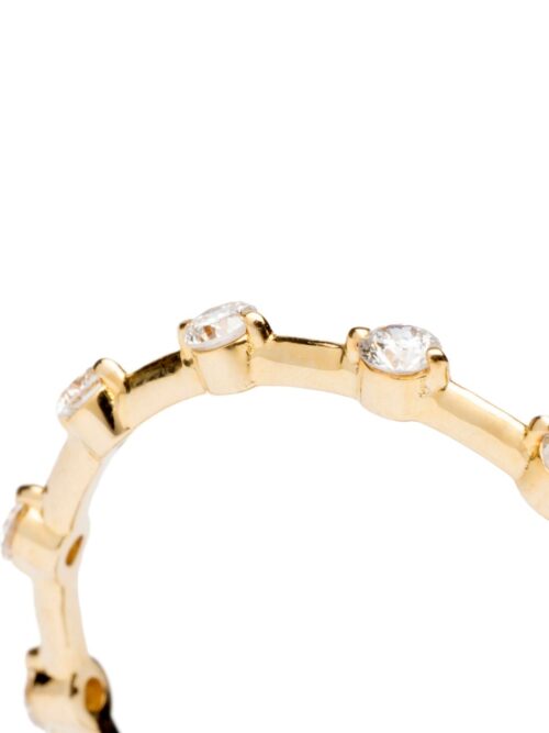 Trotters Yellow Gold  Lab Grown Diamond Eternity Ring 13/0.33ct