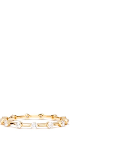 Trotters Yellow Gold  Lab Grown Diamond Eternity Ring 13/0.33ct