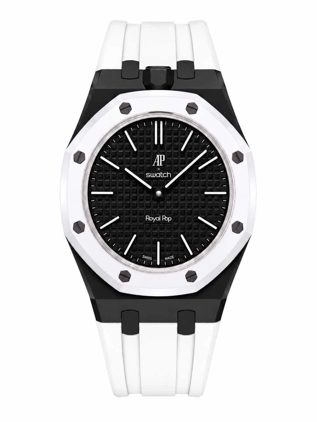 Audemars Piguet x Swatch 　ロイヤルポップ　白黒 Pre-owned Swatch x Audemars Piguet Royal Pop 2026 - Trotters Jewellers